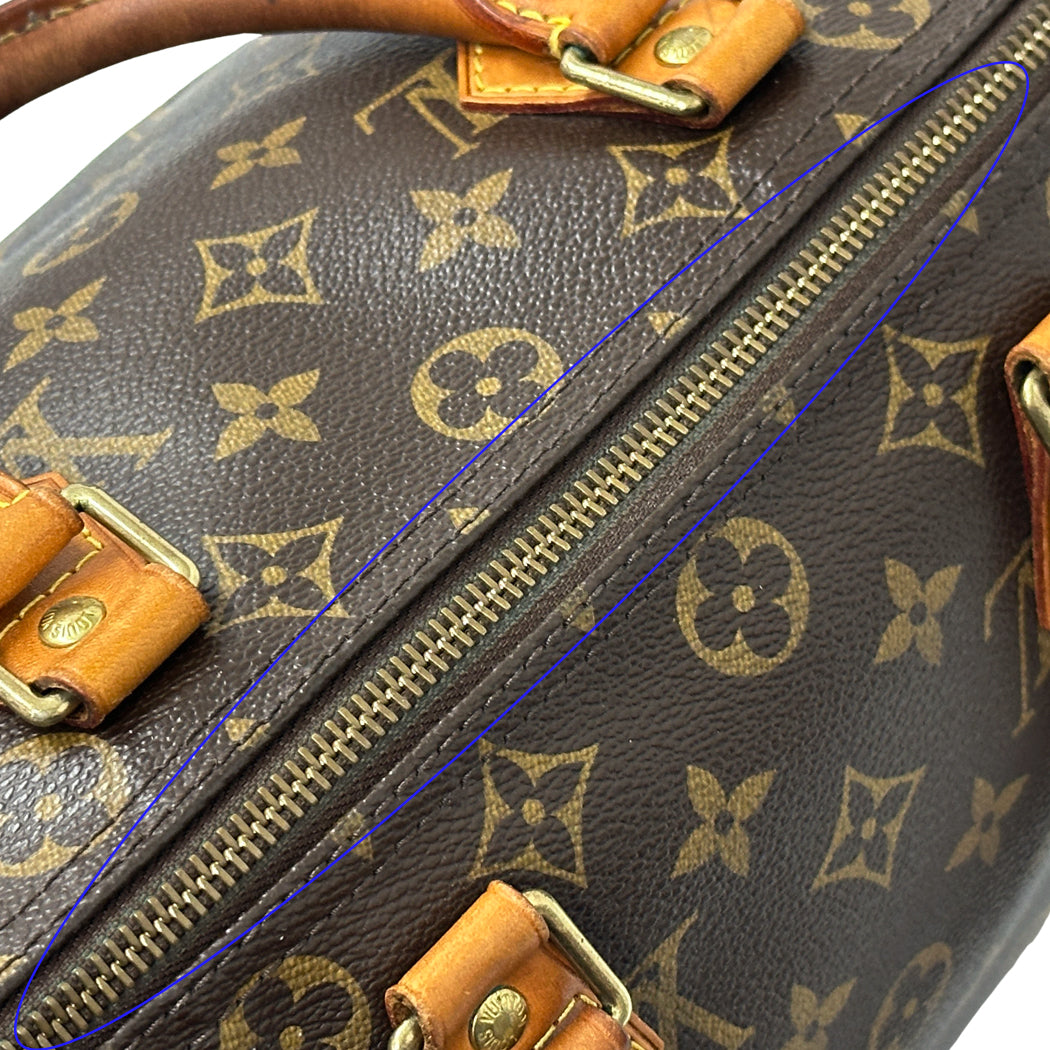 LOUIS VUITTON ルイ・ヴィトン スピーディ30 ハンドバッグ モノグラム ブラウン M41526 レディース 【中古】