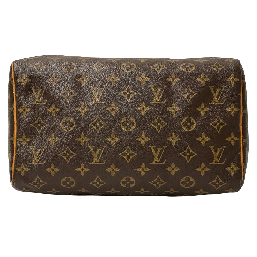 LOUIS VUITTON ルイ・ヴィトン スピーディ30 ハンドバッグ モノグラム ブラウン M41526 レディース 【中古】