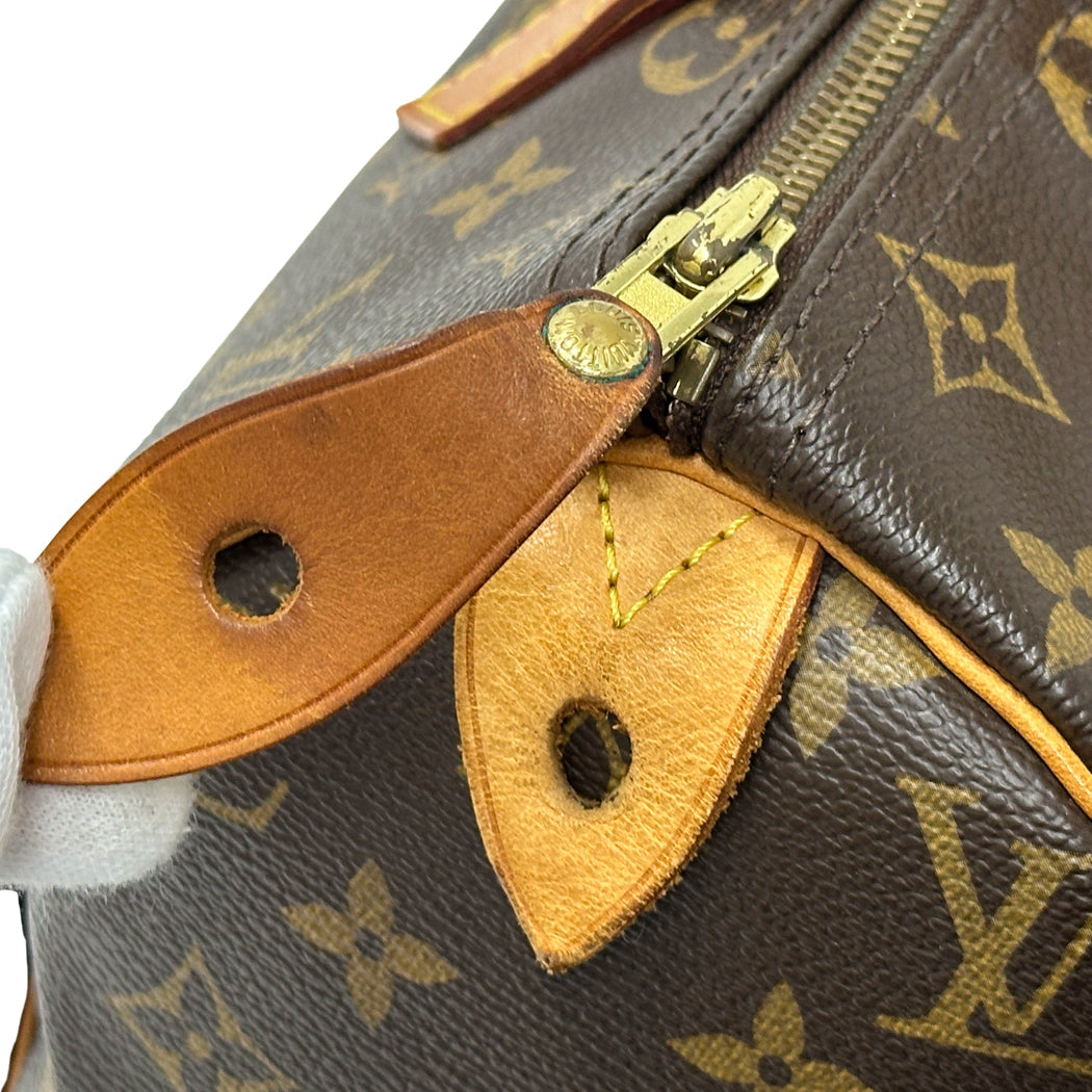 LOUIS VUITTON ルイ・ヴィトン スピーディ30 ハンドバッグ モノグラム ブラウン M41526 レディース 【中古】
