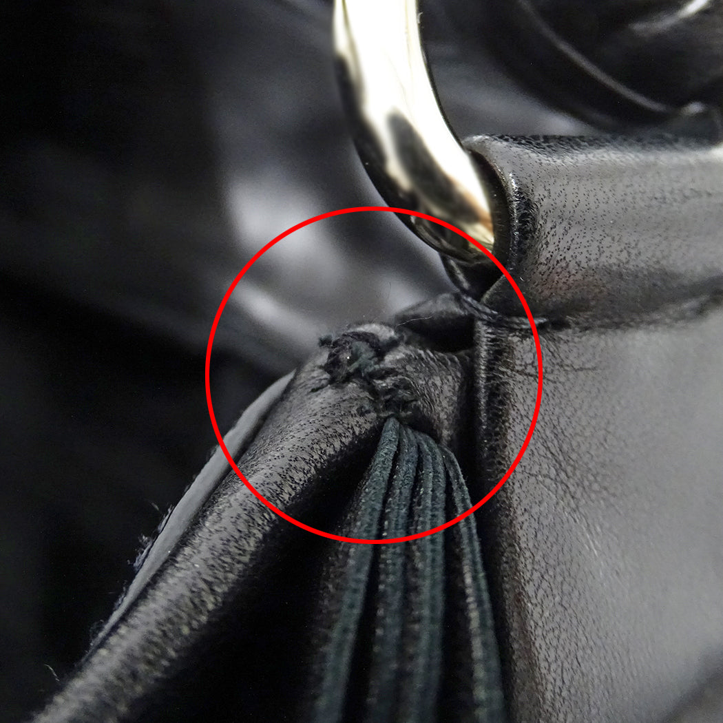PRADA プラダ ハンドバッグ ブラック BR4065 レザー レディース 【中古】