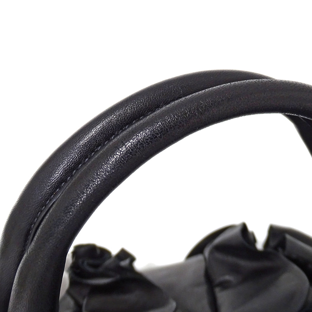 PRADA プラダ ハンドバッグ ブラック BR4065 レザー レディース 【中古】