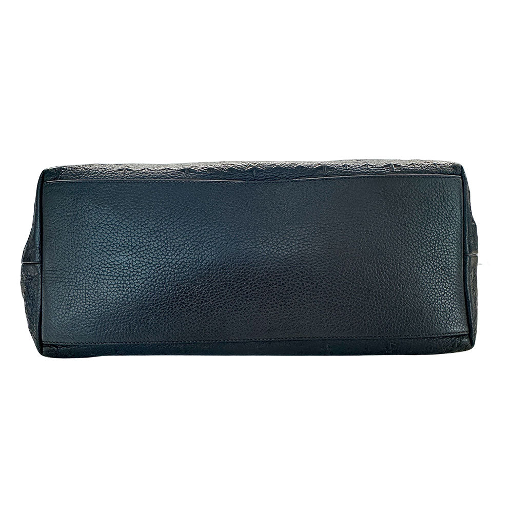 JIMMY CHOO ジミーチュウ ピムリコ トートバッグ ブラック レザー メンズ 【中古】