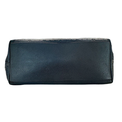 JIMMY CHOO ジミーチュウ ピムリコ トートバッグ ブラック レザー メンズ 【中古】
