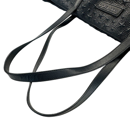 JIMMY CHOO ジミーチュウ ピムリコ トートバッグ ブラック レザー メンズ 【中古】