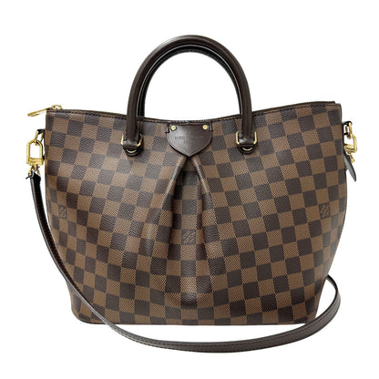 LOUIS VUITTON ルイ・ヴィトン シエナPM 2wayバッグ ダミエ ブラウン N41545 ダミエキャンバス レディース 【中古】