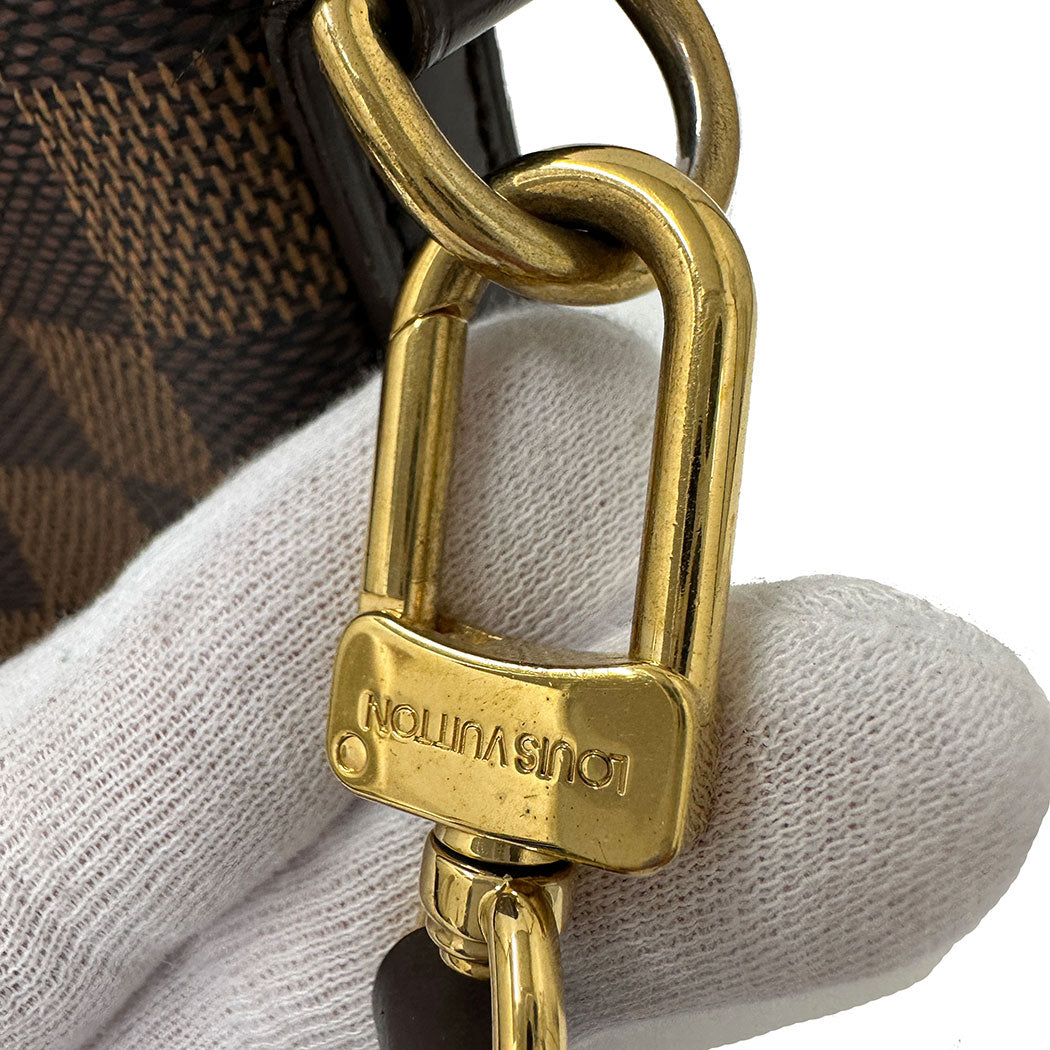 LOUIS VUITTON ルイ・ヴィトン シエナPM 2wayバッグ ダミエ ブラウン N41545 ダミエキャンバス レディース 【中古】