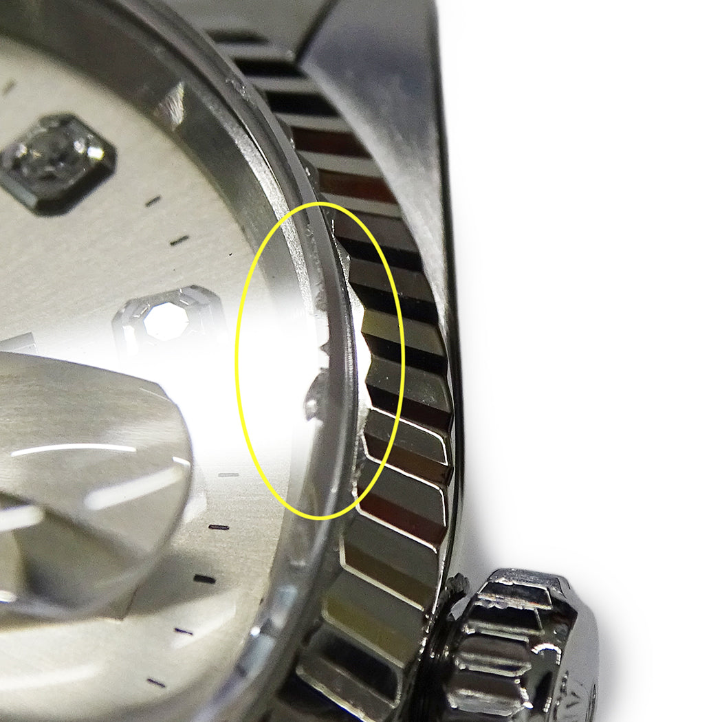 ROLEX ロレックス デイトジャスト 16234G W番 メンズ 腕時計 自動巻き AT SS WG ダイヤモンド 磨き済み【中古】