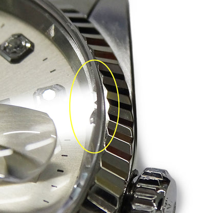 ROLEX ロレックス デイトジャスト 16234G W番 メンズ 腕時計 自動巻き AT SS WG ダイヤモンド 磨き済み【中古】