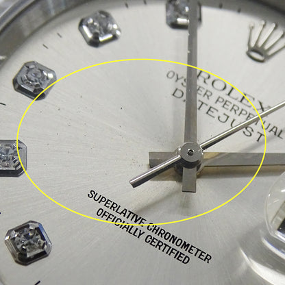 ROLEX ロレックス デイトジャスト 16234G W番 メンズ 腕時計 自動巻き AT SS WG ダイヤモンド 磨き済み【中古】