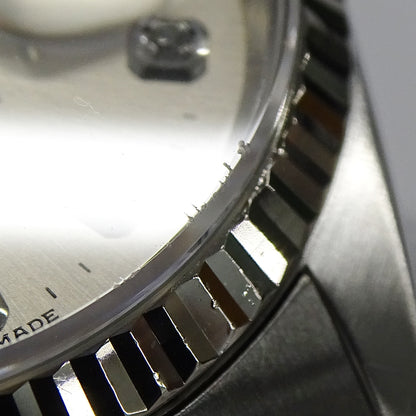 ROLEX ロレックス デイトジャスト 16234G W番 メンズ 腕時計 自動巻き AT SS WG ダイヤモンド 磨き済み【中古】
