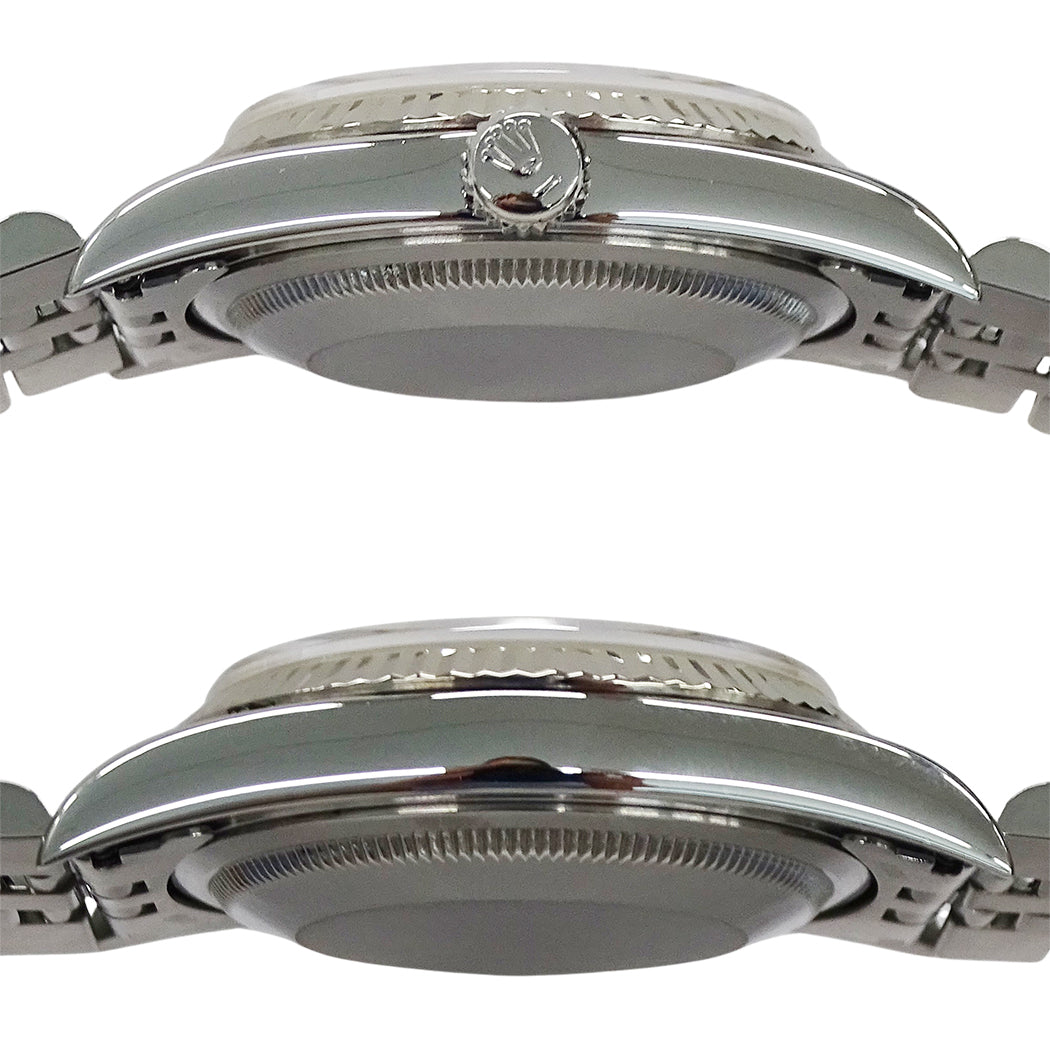 ROLEX ロレックス デイトジャスト 16234G W番 メンズ 腕時計 自動巻き AT SS WG ダイヤモンド 磨き済み【中古】