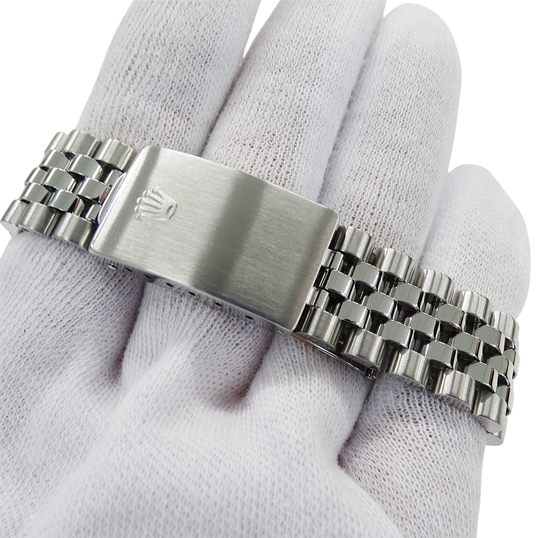 ROLEX ロレックス デイトジャスト 16234G W番 メンズ 腕時計 自動巻き AT SS WG ダイヤモンド 磨き済み【中古】