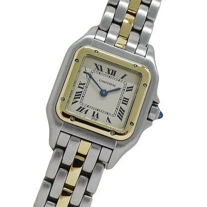 Cartier カルティエ パンテール SM 1ロウ W25029B5 レディース 腕時計 クオーツ SS YG 磨き済み【中古】