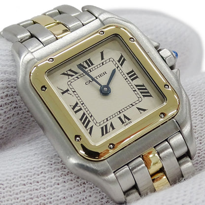 Cartier カルティエ パンテール SM 1ロウ W25029B5 レディース 腕時計 クオーツ SS YG 磨き済み【中古】