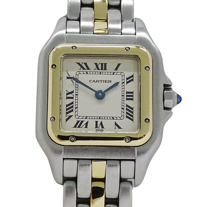 Cartier カルティエ パンテール SM 1ロウ W25029B5 レディース 腕時計 クオーツ SS YG 磨き済み【中古】