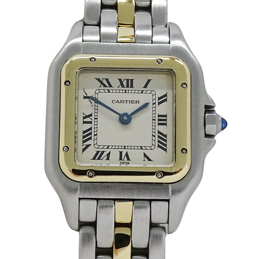 Cartier カルティエ パンテール SM 1ロウ W25029B5 レディース 腕時計 クオーツ SS YG 磨き済み【中古】