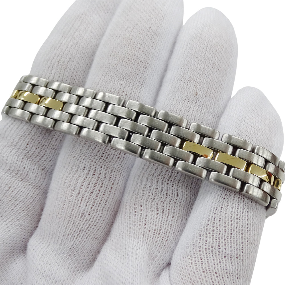 Cartier カルティエ パンテール SM 1ロウ W25029B5 レディース 腕時計 クオーツ SS YG 磨き済み【中古】