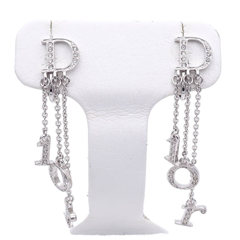 Dior ディオール イヤリング メタル シルバー レディース 【中古】