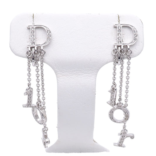 Dior ディオール イヤリング メタル シルバー レディース 【中古】