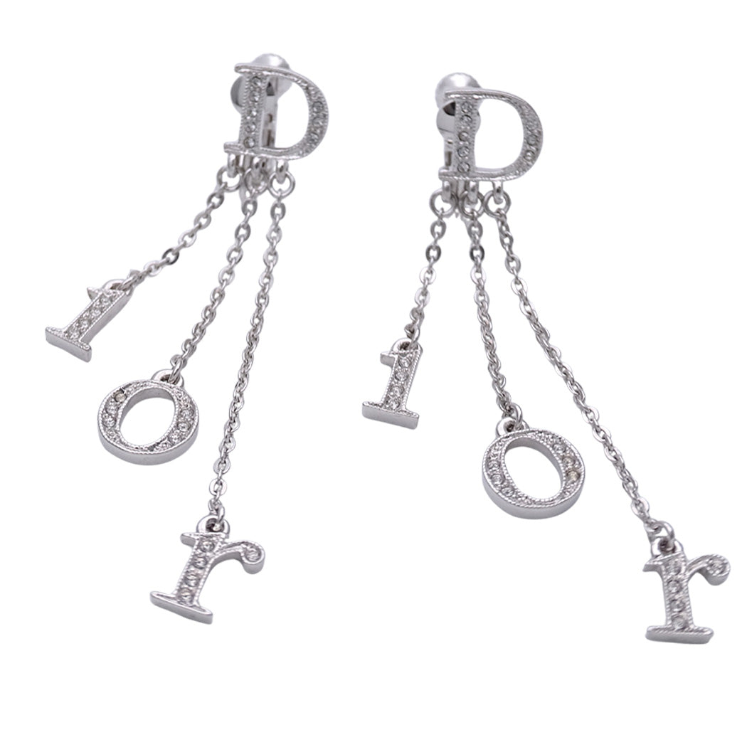 Dior ディオール イヤリング メタル シルバー レディース 【中古】