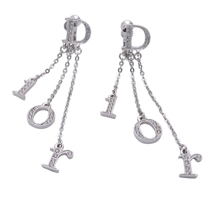 Dior ディオール イヤリング メタル シルバー レディース 【中古】