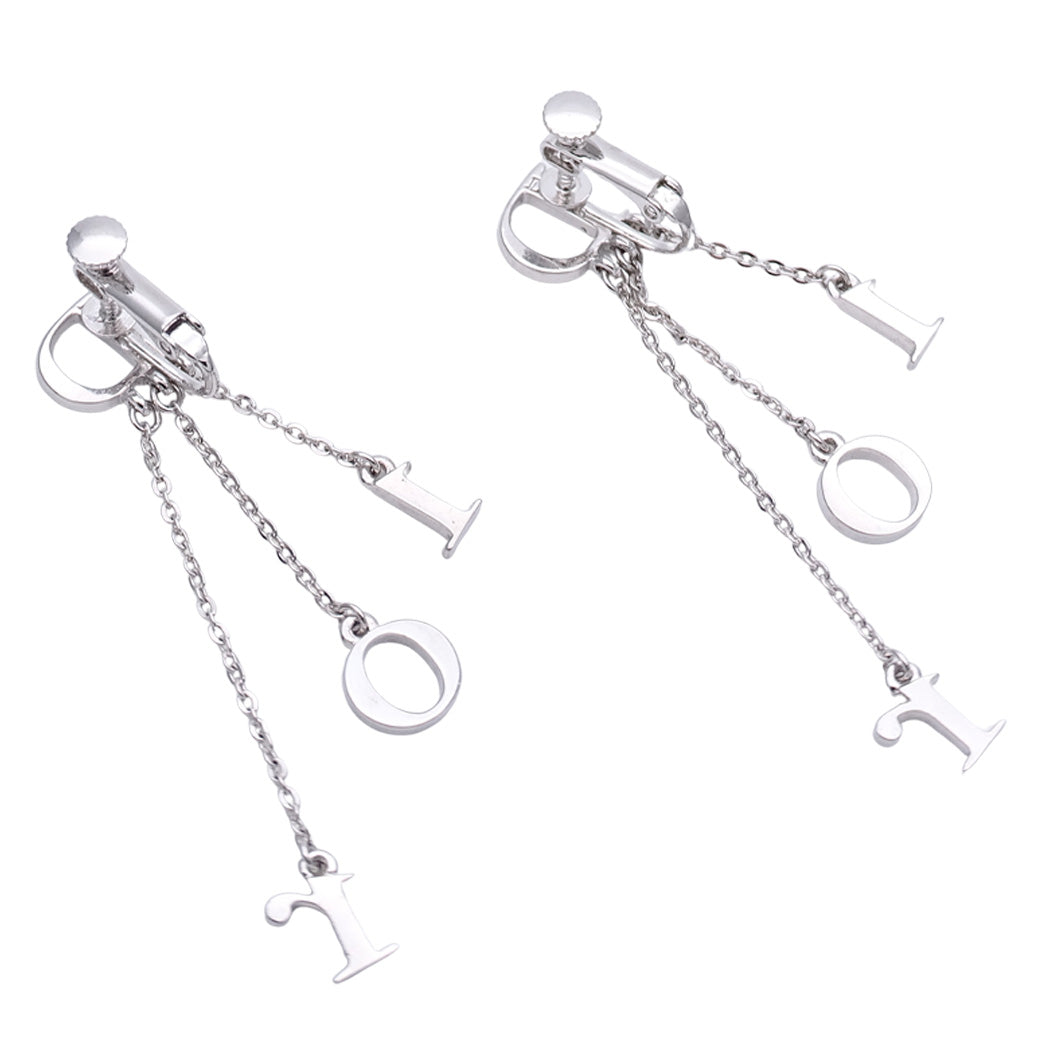 Dior ディオール イヤリング メタル シルバー レディース 【中古】