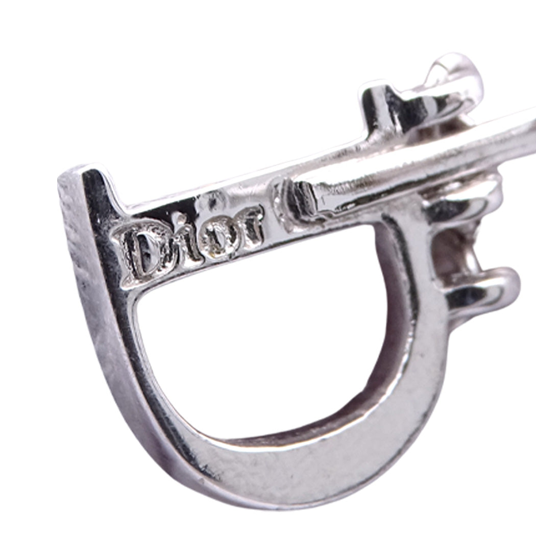 Dior ディオール イヤリング メタル シルバー レディース 【中古】