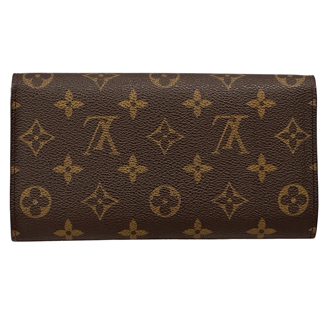LOUIS VUITTON ルイ・ヴィトン ポルトトレゾール・インターナショナル 長財布 モノグラム ブラウン M61215 レディース メンズ 【中古】