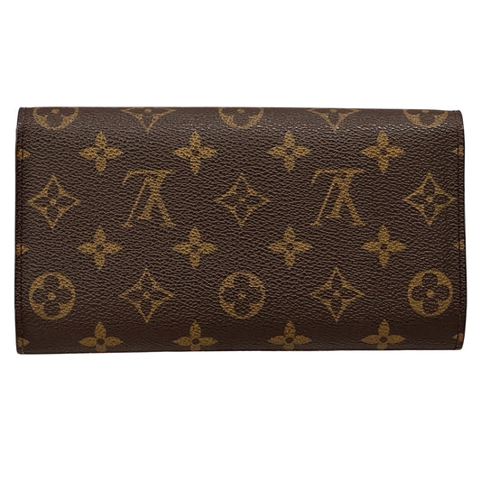 LOUIS VUITTON ルイ・ヴィトン ポルトトレゾール・インターナショナル 長財布 モノグラム ブラウン M61215 レディース メンズ 【中古】