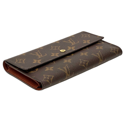 LOUIS VUITTON ルイ・ヴィトン ポルトトレゾール・インターナショナル 長財布 モノグラム ブラウン M61215 レディース メンズ 【中古】