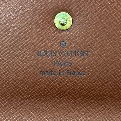 LOUIS VUITTON ルイ・ヴィトン ポルトトレゾール・インターナショナル 長財布 モノグラム ブラウン M61215 レディース メンズ 【中古】