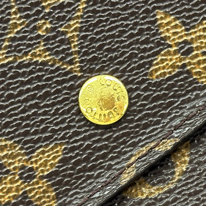 LOUIS VUITTON ルイ・ヴィトン ポルトトレゾール・インターナショナル 長財布 モノグラム ブラウン M61215 レディース メンズ 【中古】