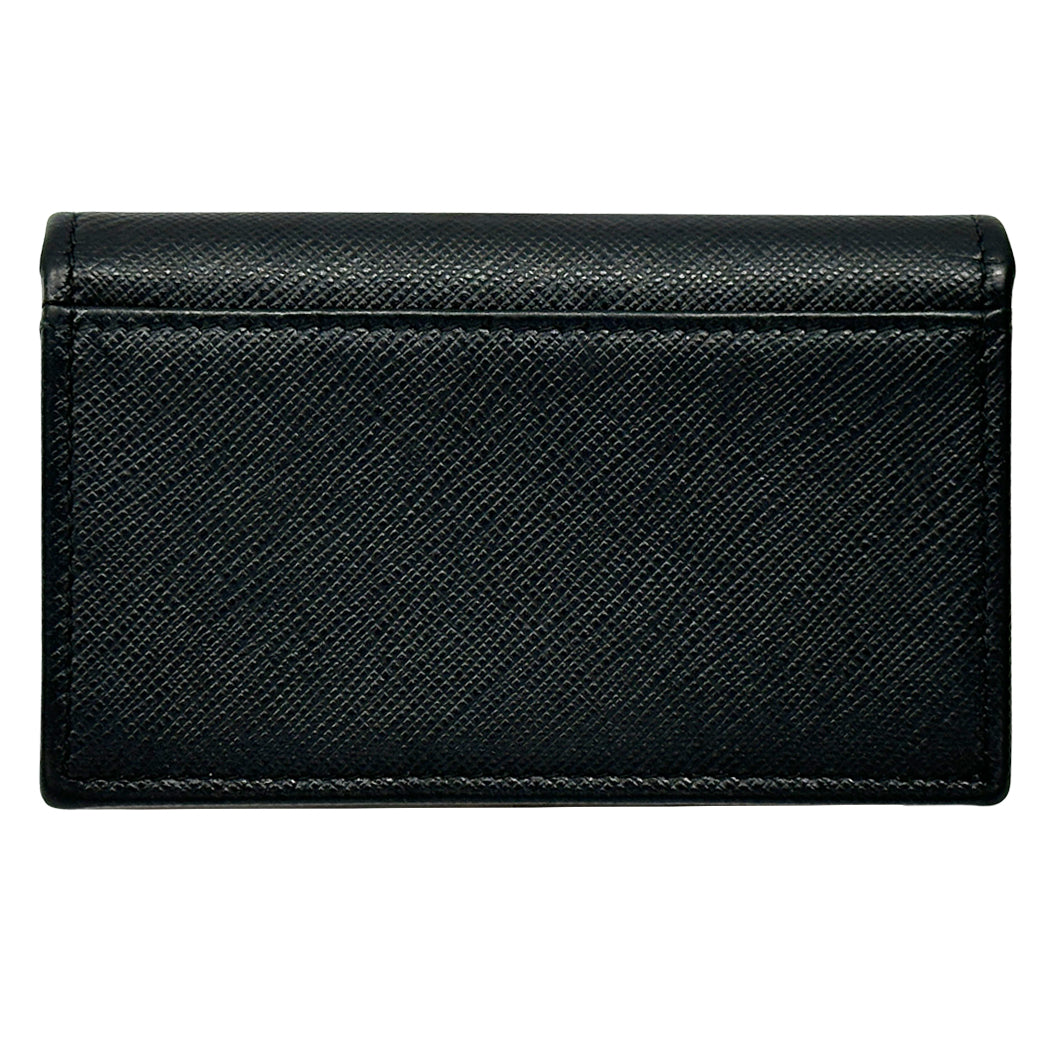 PRADA プラダ カードケース ブラック サフィアーノ 2MC122 レディース メンズ 【中古】