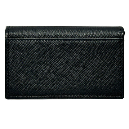 PRADA プラダ カードケース ブラック サフィアーノ 2MC122 レディース メンズ 【中古】