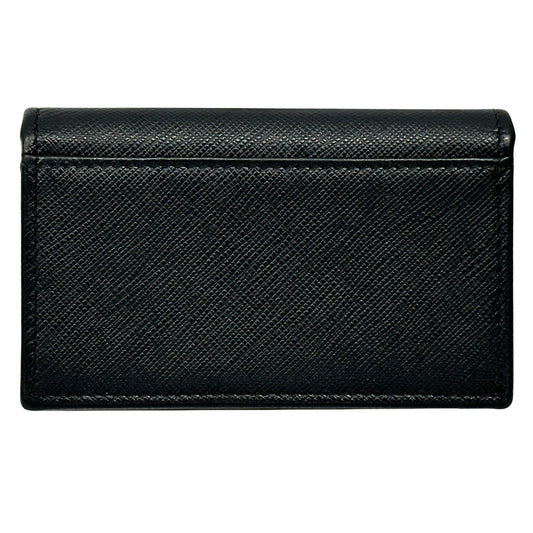 PRADA プラダ カードケース ブラック サフィアーノ 2MC122 レディース メンズ 【中古】