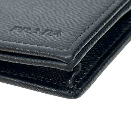 PRADA プラダ カードケース ブラック サフィアーノ 2MC122 レディース メンズ 【中古】