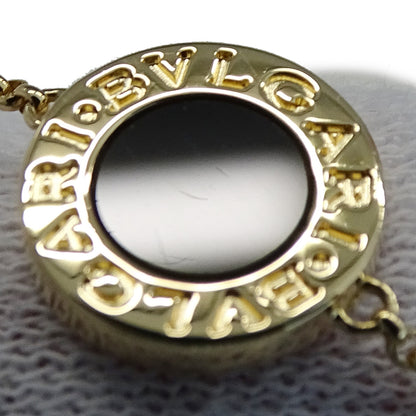 BVLGARI ブルガリ ブルガリブルガリ ブレスレット 750YG オニキス ゴールド SM レディース 磨き済み 【中古】