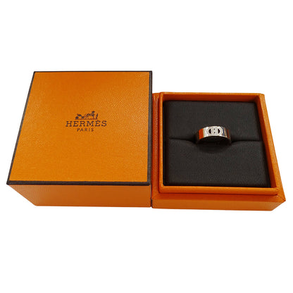 HERMES エルメス H・ダンクル PM リング 指輪 750PG ピンクゴールド #51 約11号 レディース 磨き済み【中古】