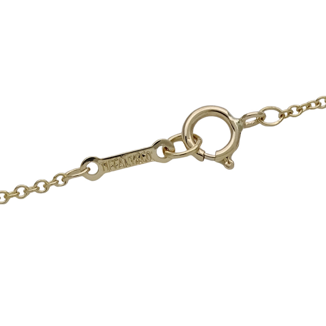 TIFFANY&Co. ティファニー パロマピカソ ラビングハート ネックレス 750YG イエローゴールド レディース 磨き済み【中古】