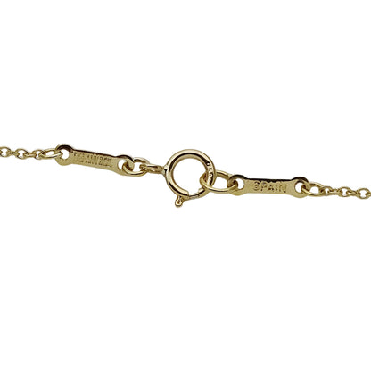 TIFFANY&Co. ティファニー エルサペレッティ オープンハート 5P ネックレス 750YG ゴールド レディース 磨き済み【中古】