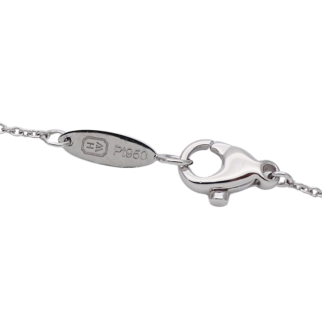 HARRY WINSTON ハリー・ウィンストン リリークラスター ミニ ネックレス PT950 ダイヤモンド プラチナ レディース 磨き済み【中古】