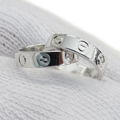 Cartier カルティエ ベビーラブ LOVE ネックレス 750WG ホワイトゴールド レディース 磨き済み【中古】