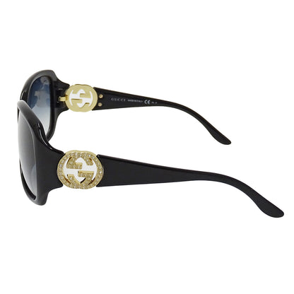GUCCI グッチ サングラス ブラック ブルー GG3592FS レディース メンズ 【中古】