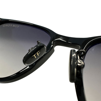 TOM FORD トムフォード サングラス ブラック TF1048－D レディース メンズ 【中古】