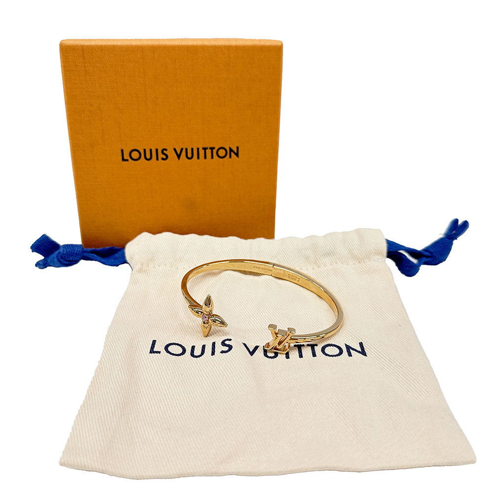 LOUIS VUITTON ルイ・ヴィトン ブレスレット・ルイゼット シグネチャー ブレスレット メタル ゴールド レディース M1441M 【中古】