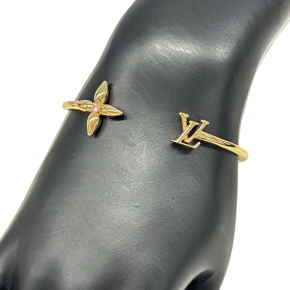 LOUIS VUITTON ルイ・ヴィトン ブレスレット・ルイゼット シグネチャー ブレスレット メタル ゴールド レディース M1441M 【中古】