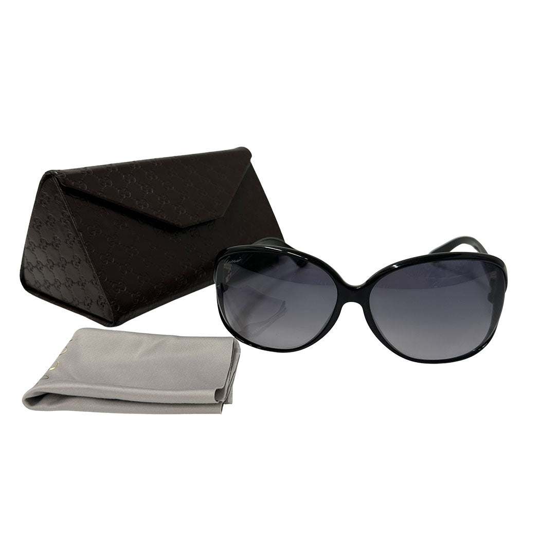 GUCCI グッチ サングラス ブラック 3792/F/S 64□13 レディース メンズ 【中古】