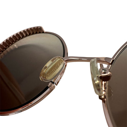 JIMMY CHOO ジミーチュウ フルリム ロイド サングラス ピンクゴールド プラスチック レディース 【中古】