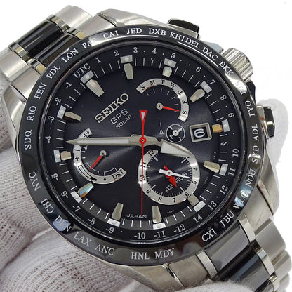 SEIKO セイコー アストロン 8X53-0AB0 SBXB041 メンズ 腕時計 GPS ソーラー 電波 チタン【中古】