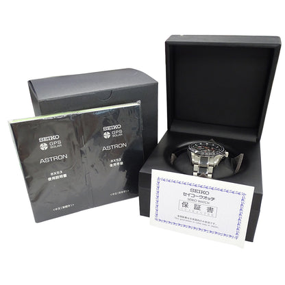 SEIKO セイコー アストロン 8X53-0AB0 SBXB041 メンズ 腕時計 GPS ソーラー 電波 チタン【中古】